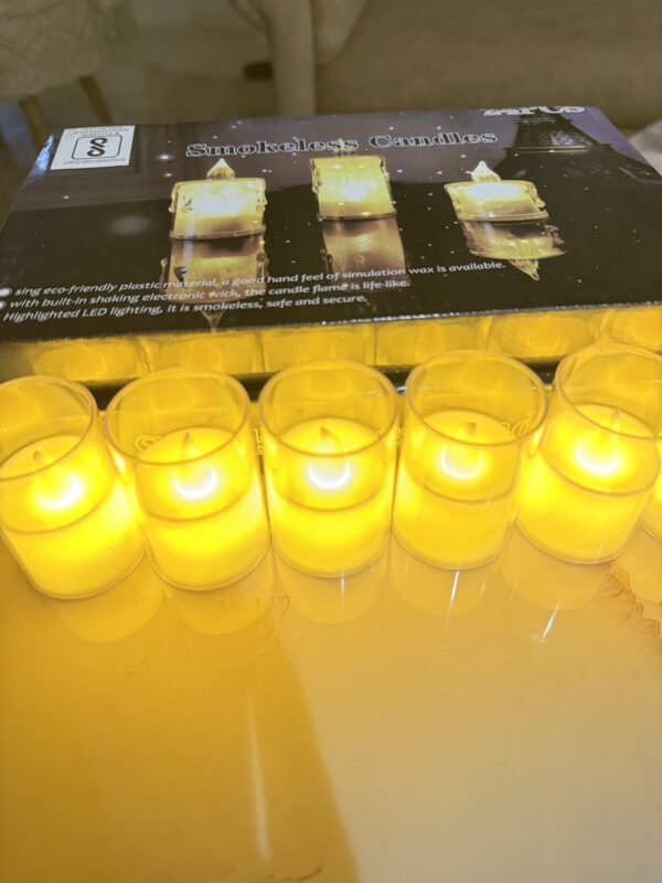 Led Glass candle